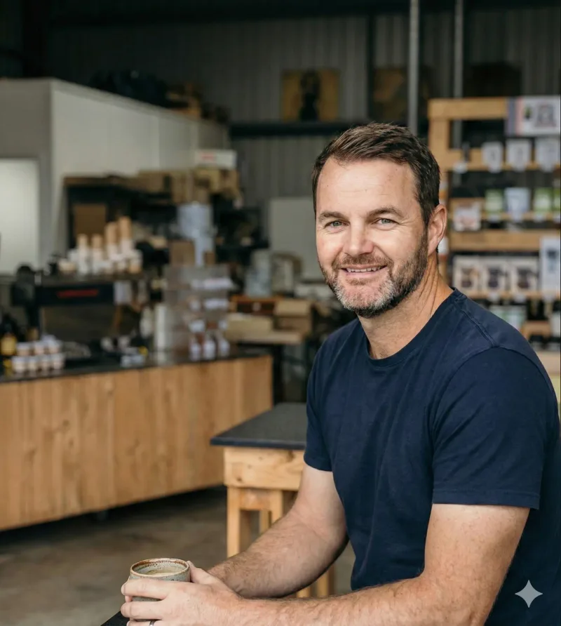 Portrait of Joshua Surgenor, social worker at Elements Allied Health